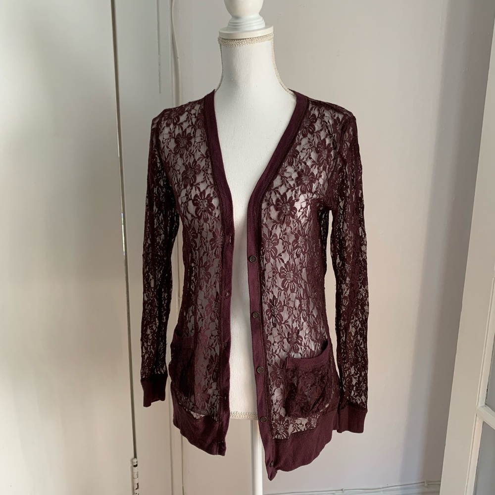 Forever21 Lace Cardigan